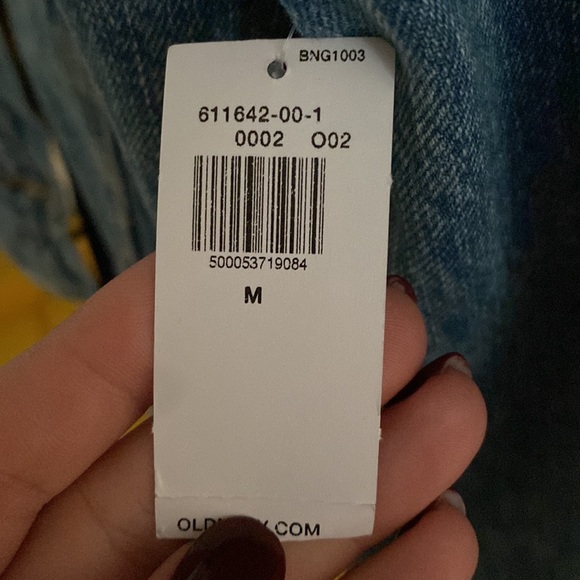 NEW Old Navy Sherpa Lined Denim Jacket - Picture 4 of 4